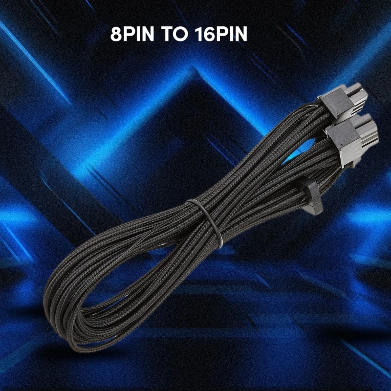 

2x 8Pin Male to 12VHPWR PCIE5.0 16Pin ATX3.0 Power Supply Cord for RTX40 Series Graphics Card 30CM 50CM 60CM 70CM P9JB