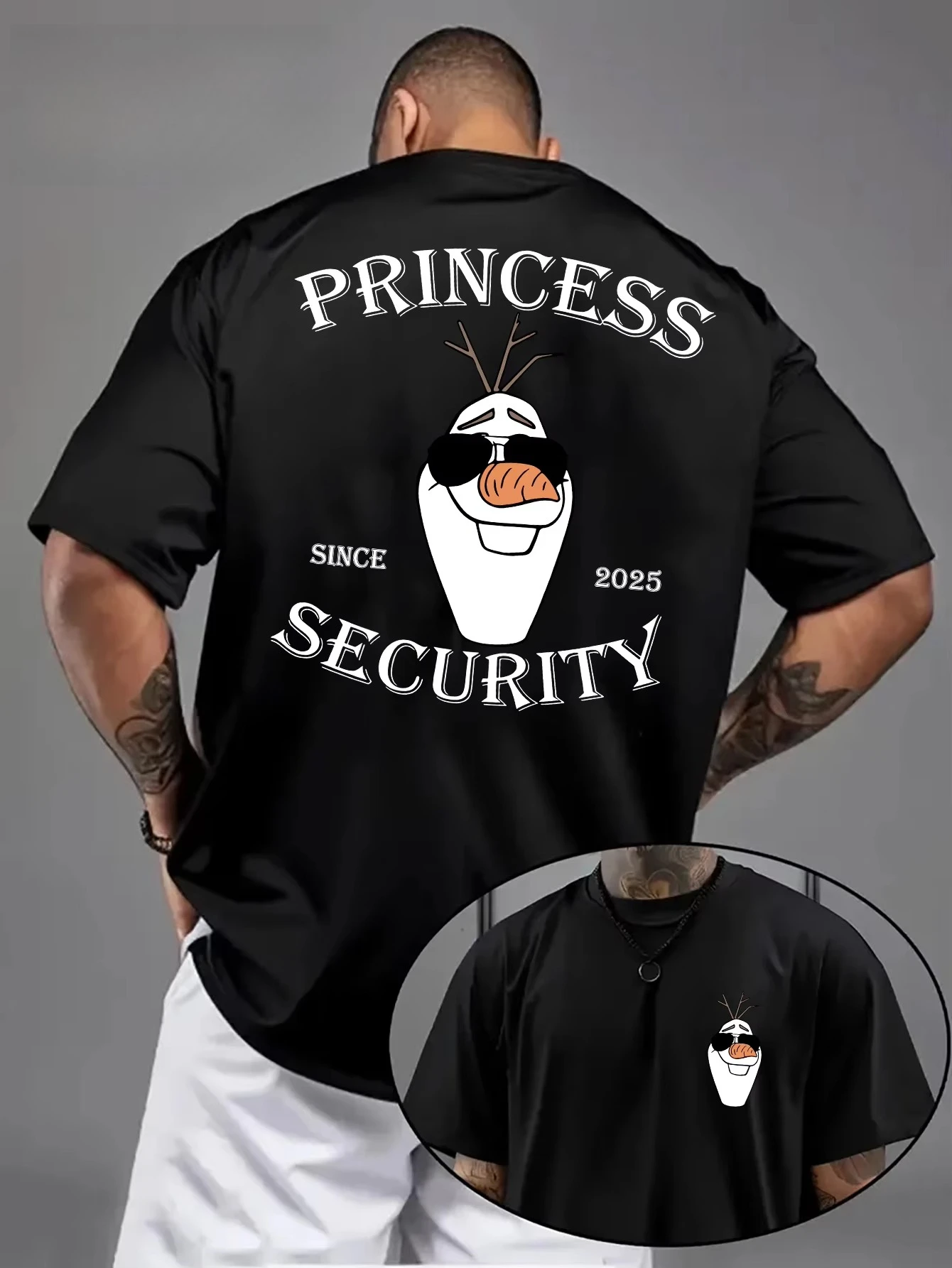 T-shirt Olaf "Princess Security" depuis 2025 - Fan de Disney
