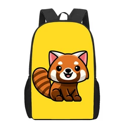 Lovely cartoon Cute Raccoon 3D Print School Bags for Teenager Boys Girls Unique Children Kids Backpack Book Bag Student Bookbag