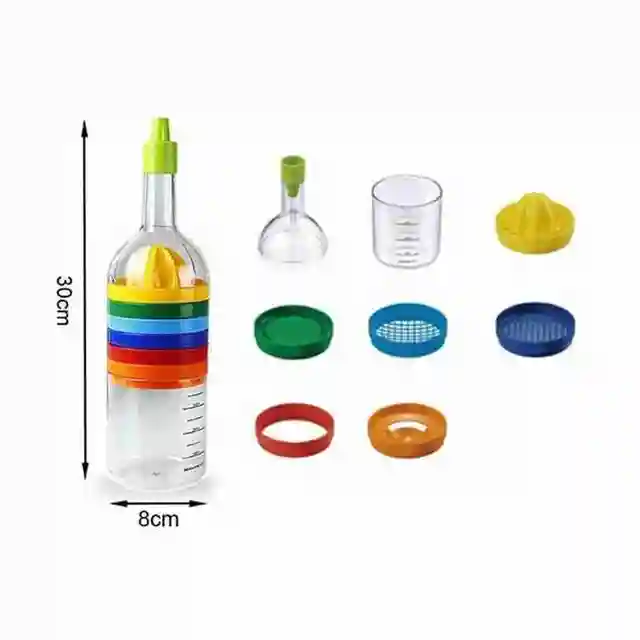 Multi Functional 8 in 1 Kitchen Tool Set Multipurpose Kitchen Hot Tool  Bottle