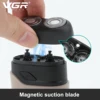 VGR Hair Trimmer Professional Waterproof Travel Mini Beard Trimmer IPX7 Portable Reciprocating Foil Trimmer for Men V-345 6
