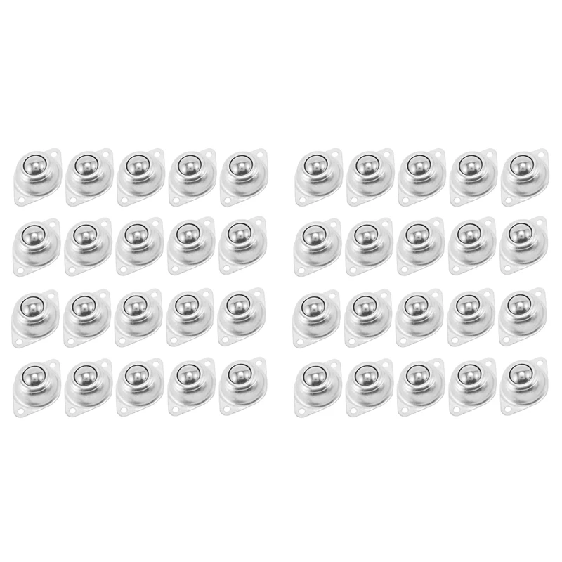 

40Pcs Metal Steel Swivel Ball Caster Wheel Car Robot Universal Eye Round Wheel