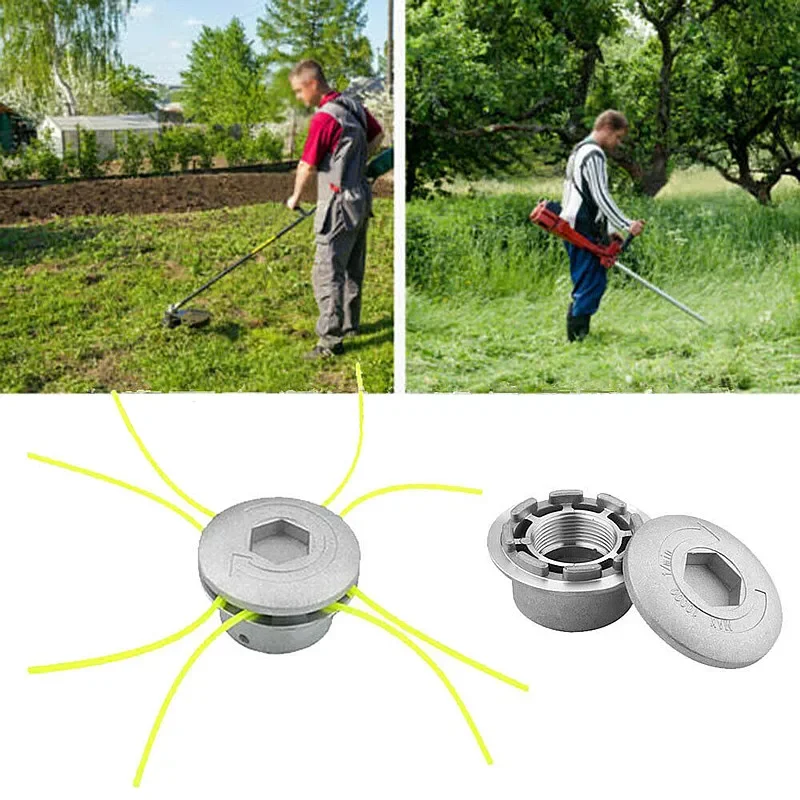 Lawn Mower Replacement Blade Carburettor Brush Cutter Parts 1pcs Garden universal lawn mower aluminum grass head trimming accessories grass head brush cutter