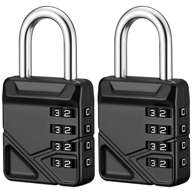 Combination Padlock 4 Digit Waterproof Locks Outdoor Code Lock for Locker School Gym Locker Sports Locker Gate Hasp Storage  ﻿ 1