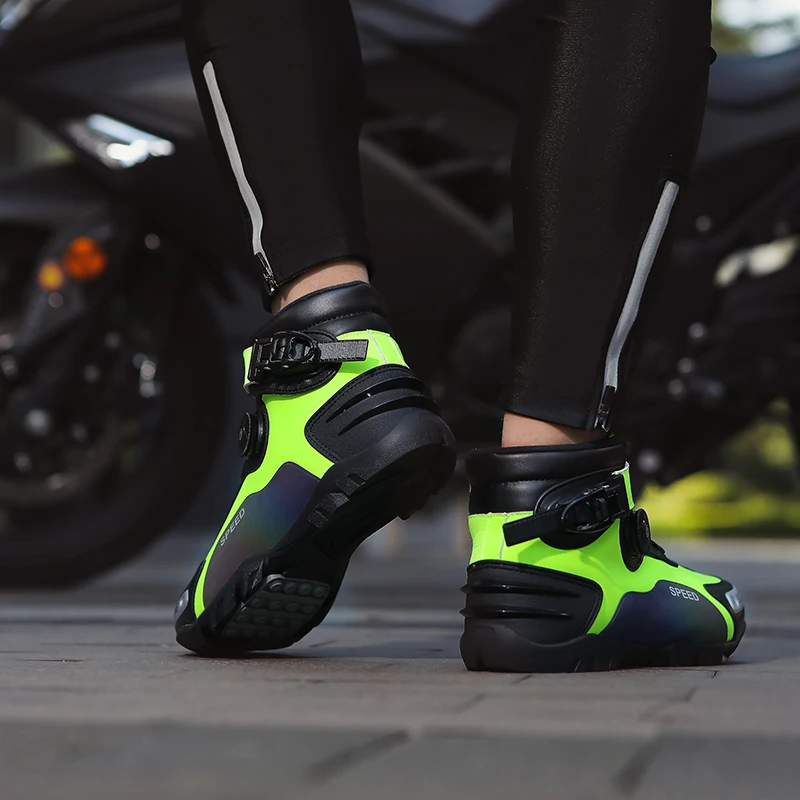 Motorcycle riding shoes Motorcycle cross-country short boots Racing shoes cross-country motorcycle shoes motorcycle boots