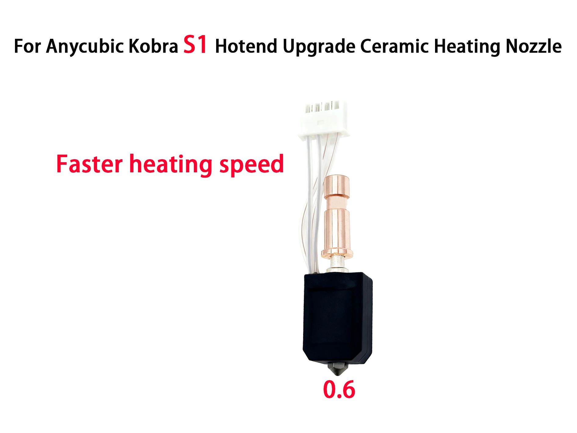 Enhanced 3D Printer Accessory Kit: Quick-Release Parts & Ceramic Hotend