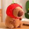 23cm Capybara Plush Simulation Capibara Anime Fluffty Toy Cute Doll Stuffed Animals Soft Doll Plush Christmas Thanksgiving Gift 2
