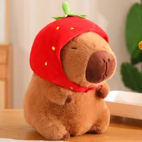 23cm Capybara Plush Simulation Capibara Anime Fluffty Toy Cute Doll Stuffed Animals Soft Doll Plush Christmas Thanksgiving Gift 2