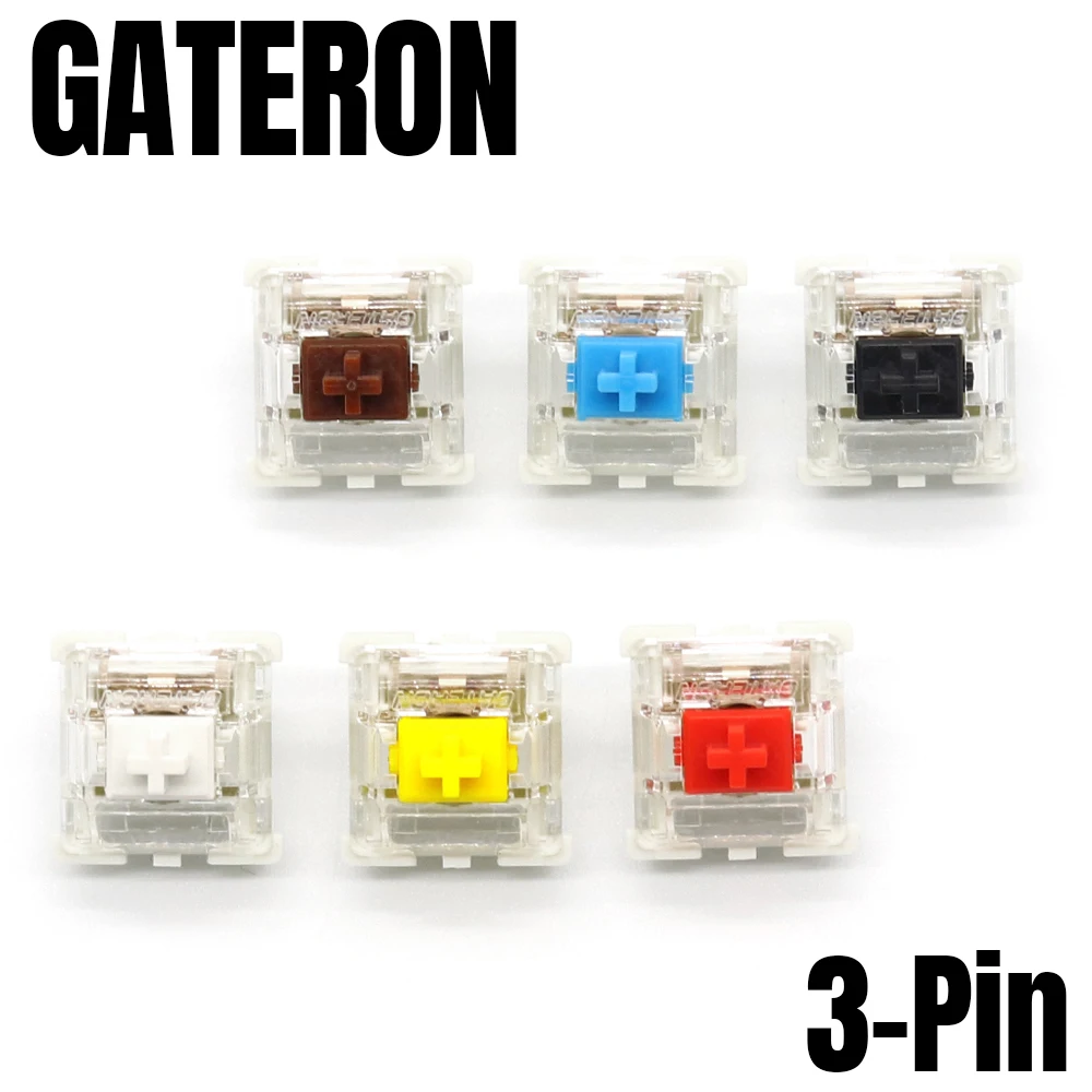 Gateron G Pro 2.0 Switch, 3pin RGB SMD Lineaire Voorgesmeerde