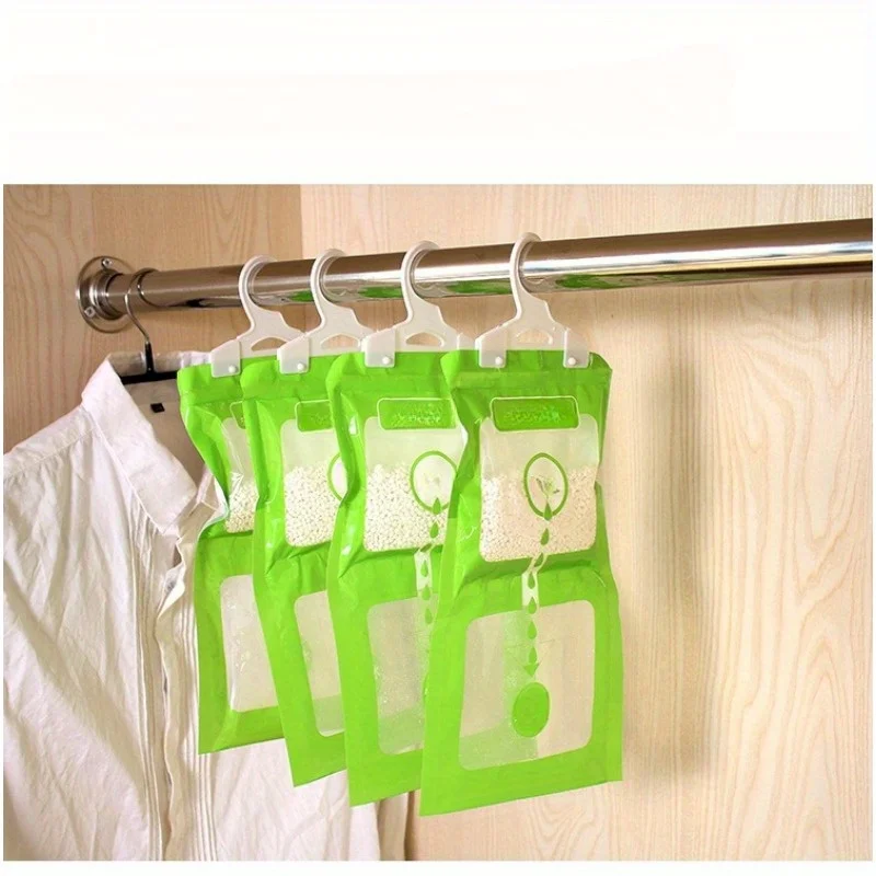 Premium Hanging Dehumidifier Bag Keep Wardrobes Fresh Dry Mildew-Free Effortless Closet Moisture Absorber Home Hygroscopic Bag 4