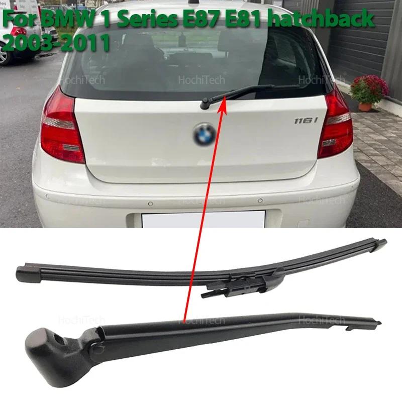 Heckscheiben-Scheibenwaschanlage, Wischerarm-Klingensatz für BMW 1er E81 E87 Schrägheck 2003–2011,, Autozubehör