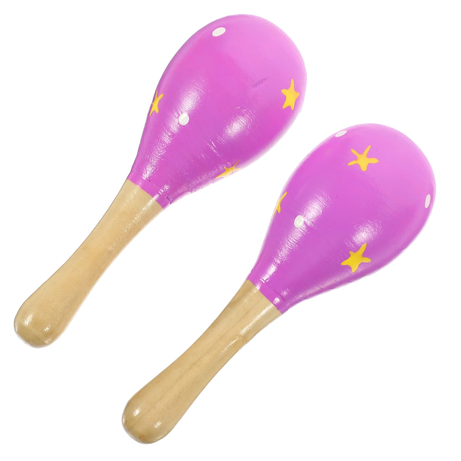 Wooden Maraca Kids Maracas Childrens Toys Musical Instruments Toddler Educational Shaker musical rattles