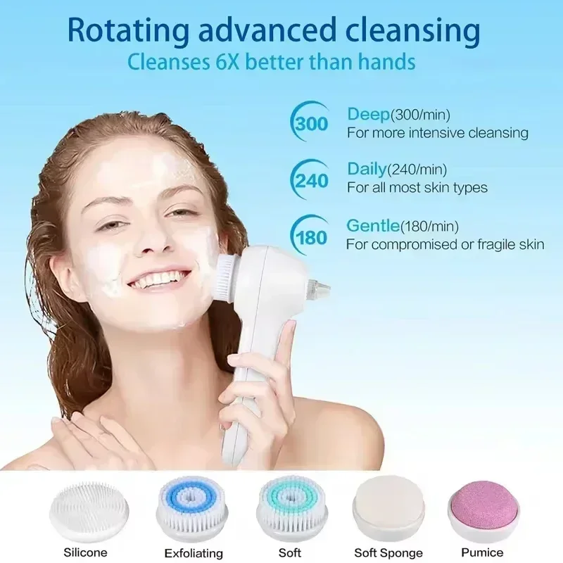 5-in-1 Electric Facial Cleanser 4