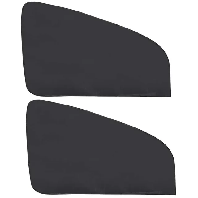 Car Sunshade Universal Magnetic Mesh Curtain Breathable And Anti-direct Sun Car Window Curtain Cover 2Pcs front row