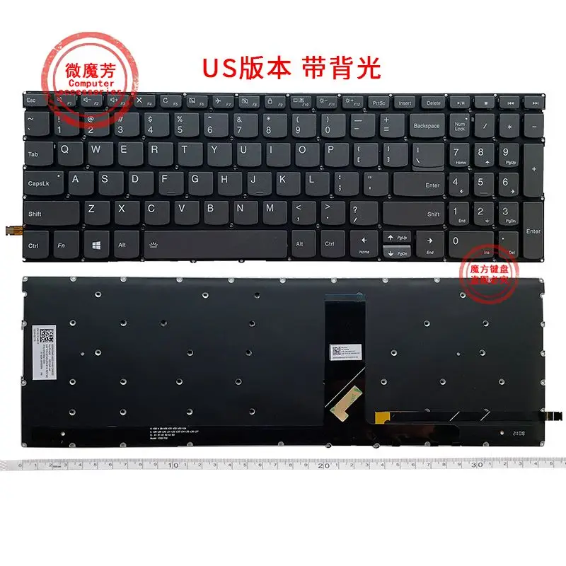 

US Backlit Laptop Keyboard For Lenovo 6-15IIL 15IML 15IIL C740-15 S540-15IML C740-15 V340-15IML V340-IWL E5-IML