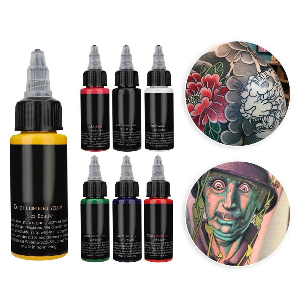 30ml/Bottle Professional Natural Plant Extract Semi-Permanent Tattoo Microblading Pigment Ink Long Lasting Tattoo Accessory Tool