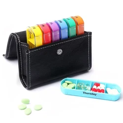 Waterproof Weekly Pill Organizer with Secret Compartments (Pillbox)