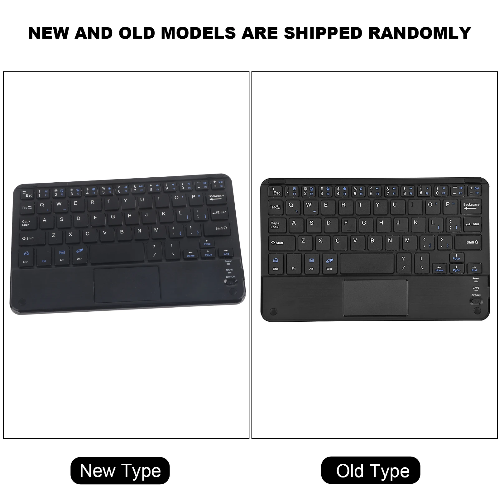 UltraSlim Mini Wireless Bluetooth Keyboard with Touchpad