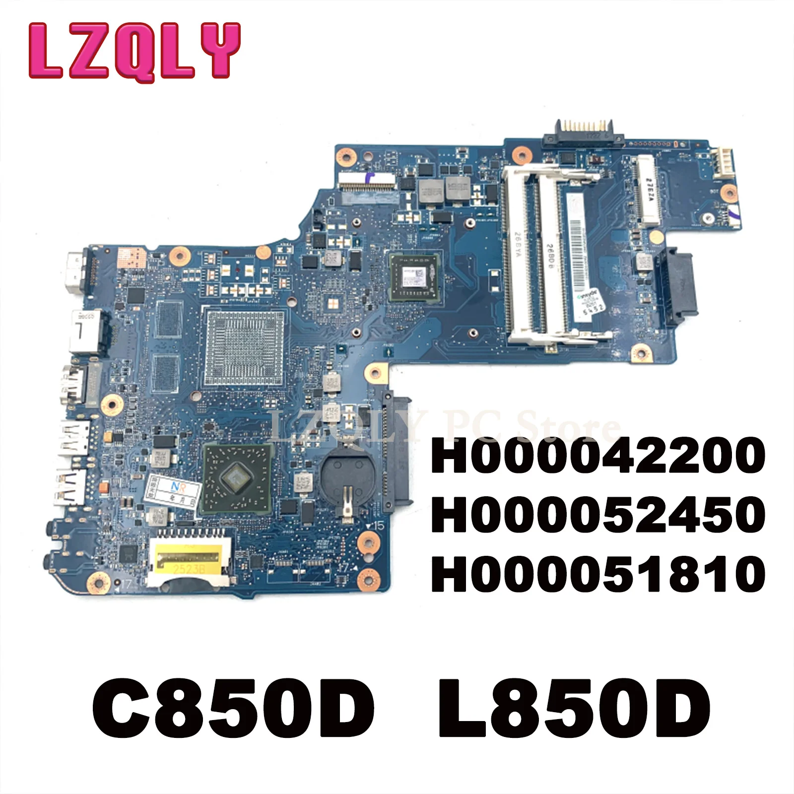 

LZQLY For Toshiba Satellite C850D L850D REV 2.1 DDR3 H000042200 H000052450 H000051810 Laptop Motherboard Main Board