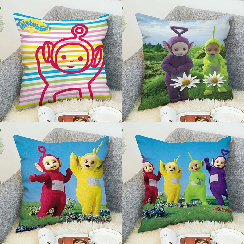 

Throw Pillows Teletubbies Decorative Cushion Cover Luxury Fall Decor Couple Pillow Pillowcases 50x50 Pillowcase Pilow Cases Sofa