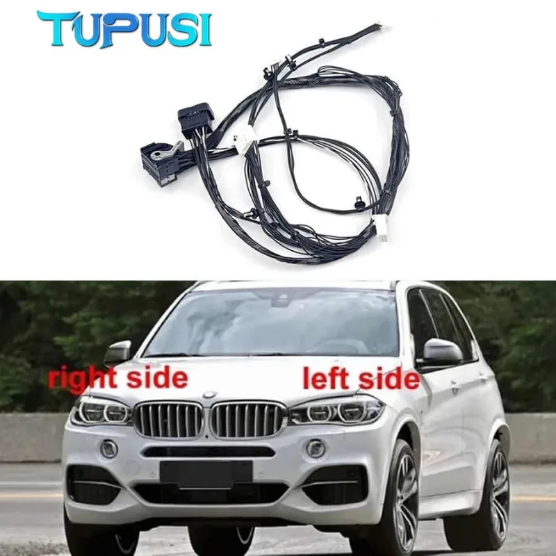 BMW X5 X6 F15 F16 2014-2018 LED 미국형 자동차 액세서리 헤드라이트 내부 배선 플러그 배선 하네스