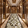 European Style Flower 3D Luxury Long Corridor Carpet Non-slip Stairway Home Decor Rug Runner Customizable Aisle Rug Kitchen Mat 1