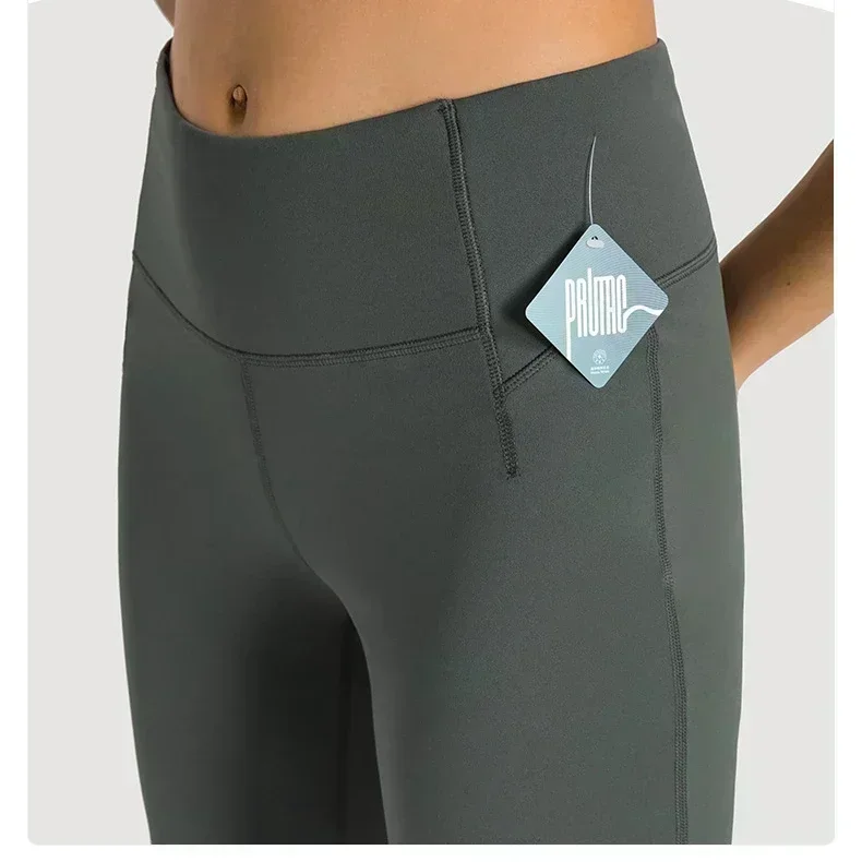 Lemon Women Wide Leg Yoga Sports Pants Zero Sense Skin-friendly Fashion Dance Fitness Trousers Casual Jogging Gym Flare Pants 5