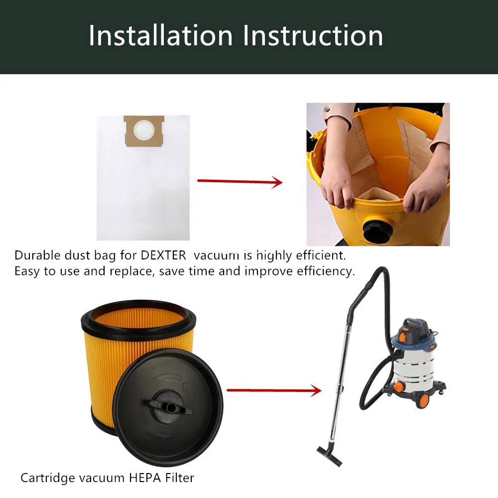 Filtri Menalux Sacchetti Per Aspirapolvere Adatto Per Menalux 2002 Accessori Pulizia Marca EVendix