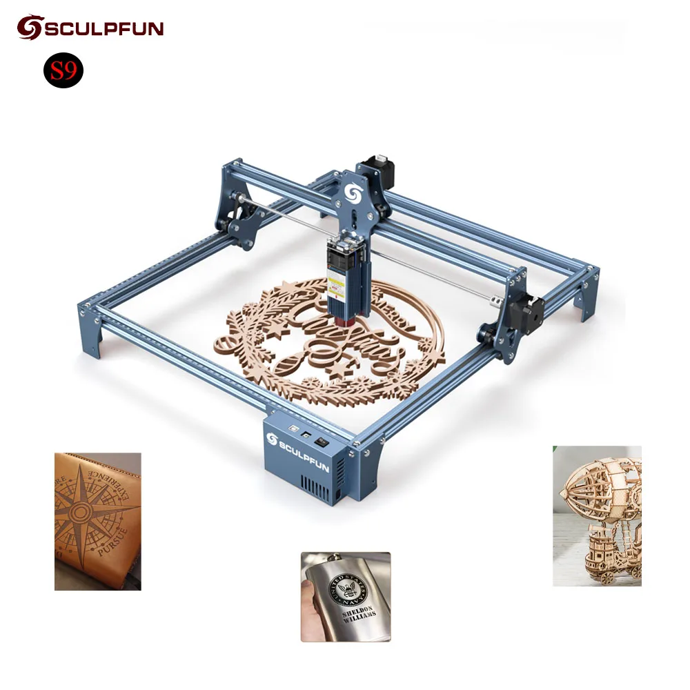 Sculpfun S9 Laser Engraving Machine Ultrathin Laser Beam Shaping