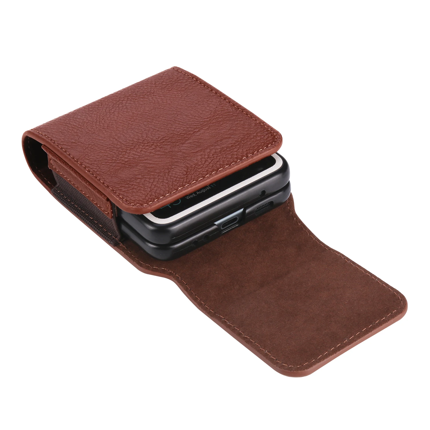 Leather Belt Clip Case Men Waist Bag & Holster Pouch