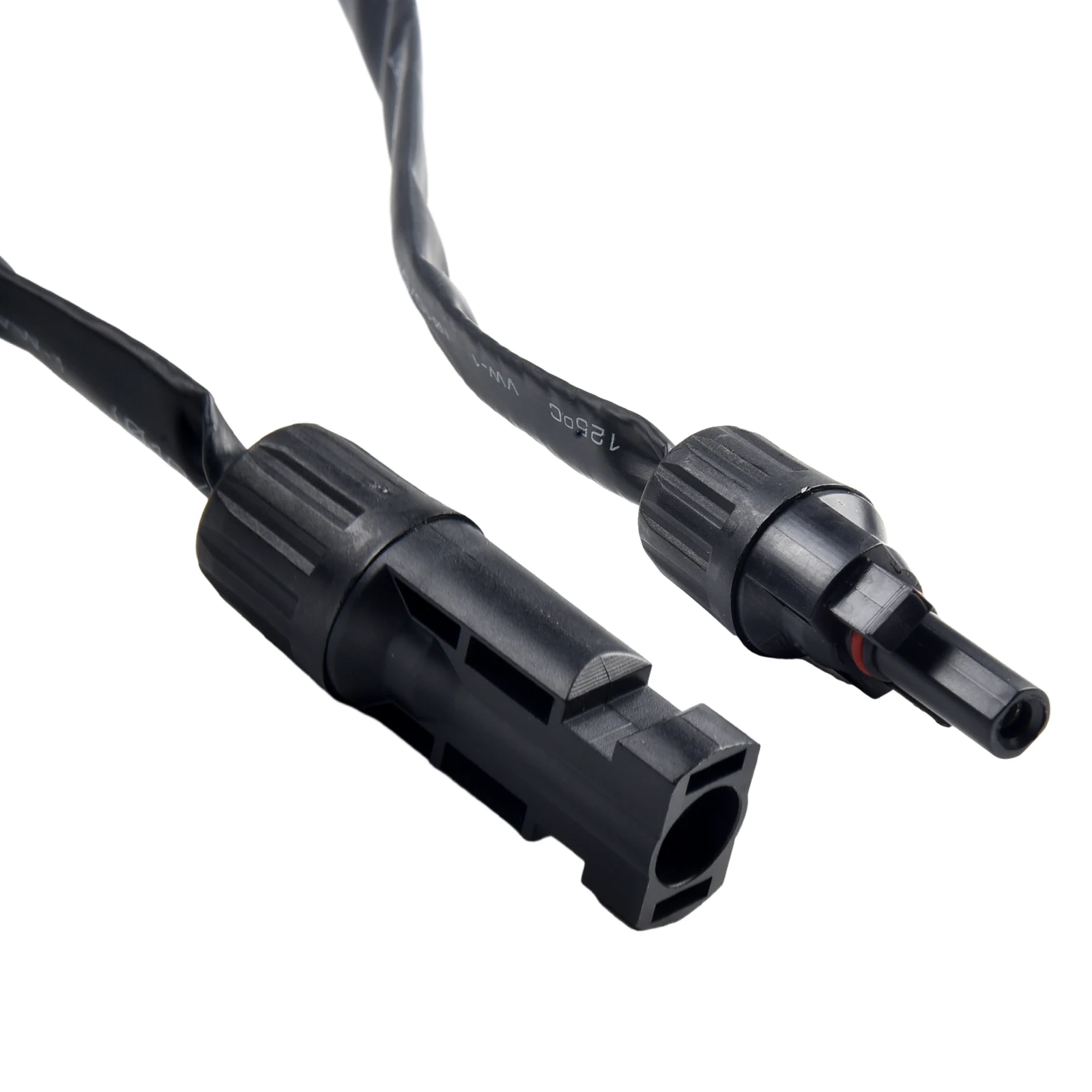 PV Solar Cable Feedthrough 1Pair 4mm/6mm 1M Cable Copper Flat Connection Solar Balcony Door Window Connection Line-Parts
