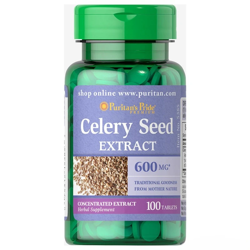 

100 pills celery seed capsule reduces blood sugar blood pressure promotes metabolism alleviates joint pain health food