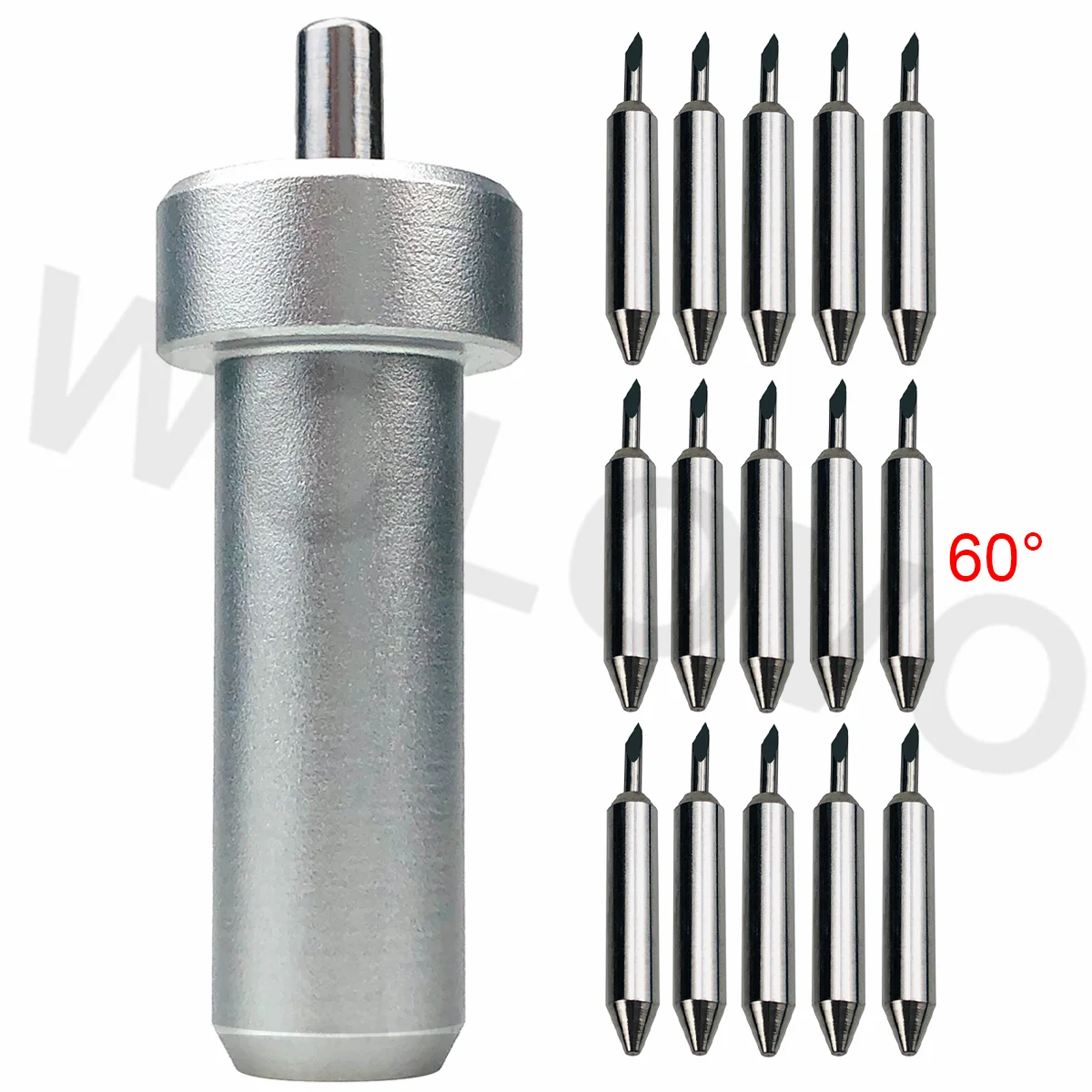 15pcs 60 Degree Deep Point Deepcut Dia 3mm Plotter Blades for Cricut