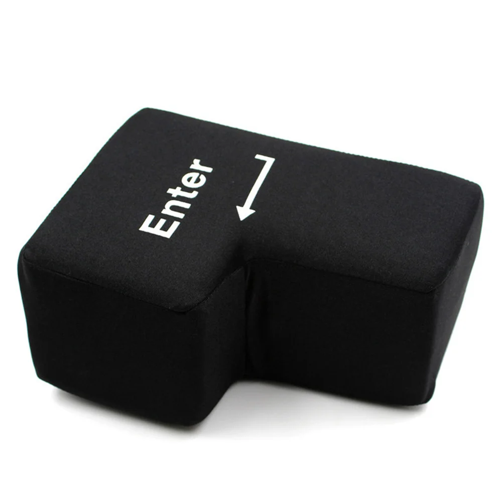 스트레스 방지 컴퓨터 대형 입력 키, 큰 USB 키보드 벤트 버튼 베개, 데스크탑 스트레스 해소 쿠션, USB 큰 입력 키