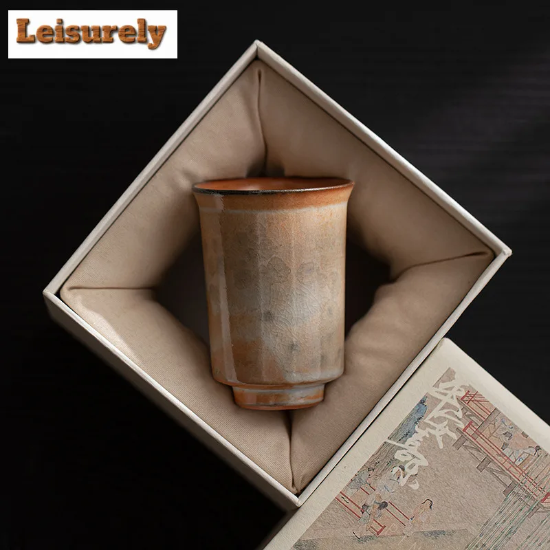 70ml Zhiye Roasting Teacup Zen Tea Bowl Tea Pair Tea-tasting Meditation Cup Chazhan Master Cups Household Drinkware Collection