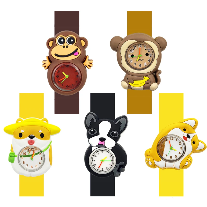 

Children's Favorite Birthday Gift Cartoon Monkey Watch Cute Dog Toy Bracelet Kids Watch Students Outdoor Sports Clock