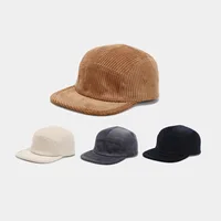 Corduroy Baseball Cap For Women Men New Cotton Solid Color Sunhat Sport Snapback Caps Autumn Warm Fashion Hip Hop Fishing Hat 1