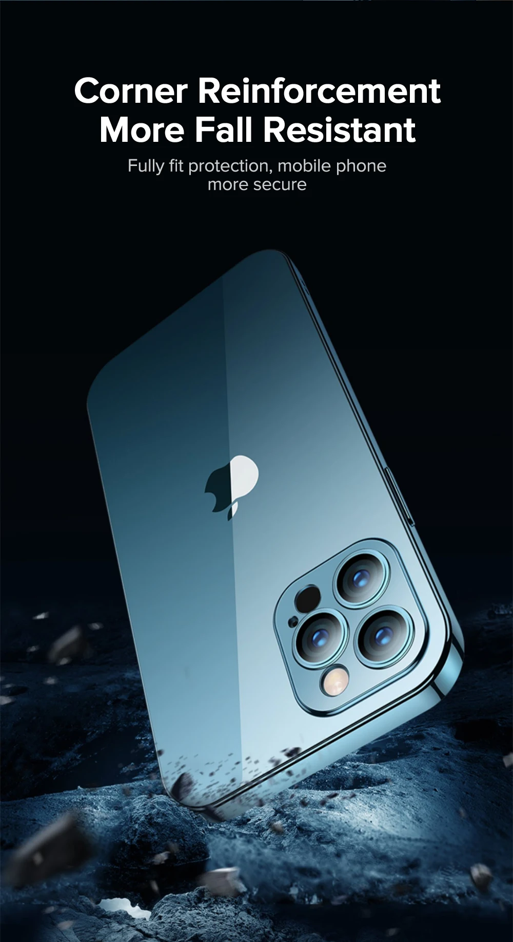 leather iphone 12 mini case Official Transparent TPU Plating Case for iPhone 11 12 13 Pro Max Mini X XR XS Max 7 8 Plus with Lens Protector Shockproof Cover iphone 12 phone mini case