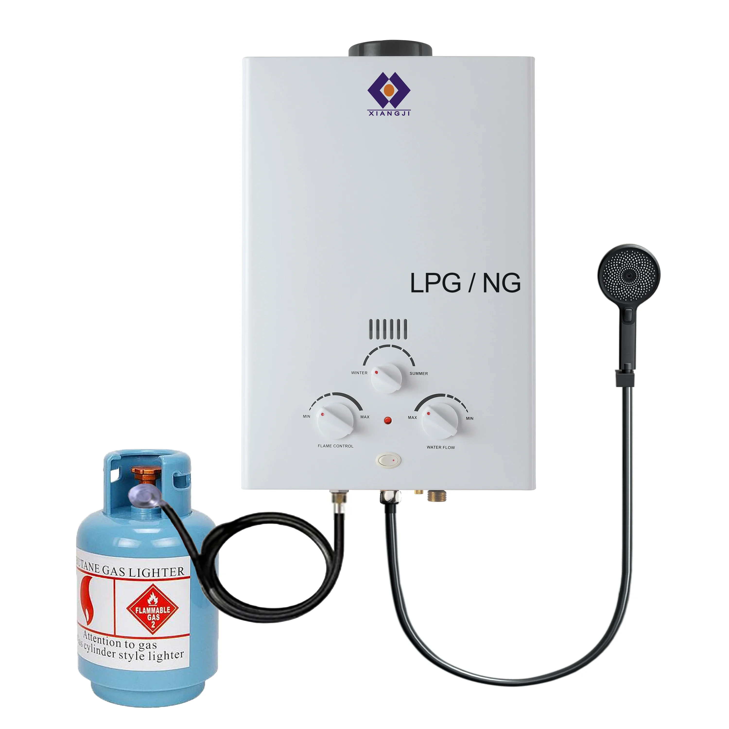 Home Appliance Instant Hot Water Heater Tankless Propane Outdoor Gas Water Heater Boiler Camping