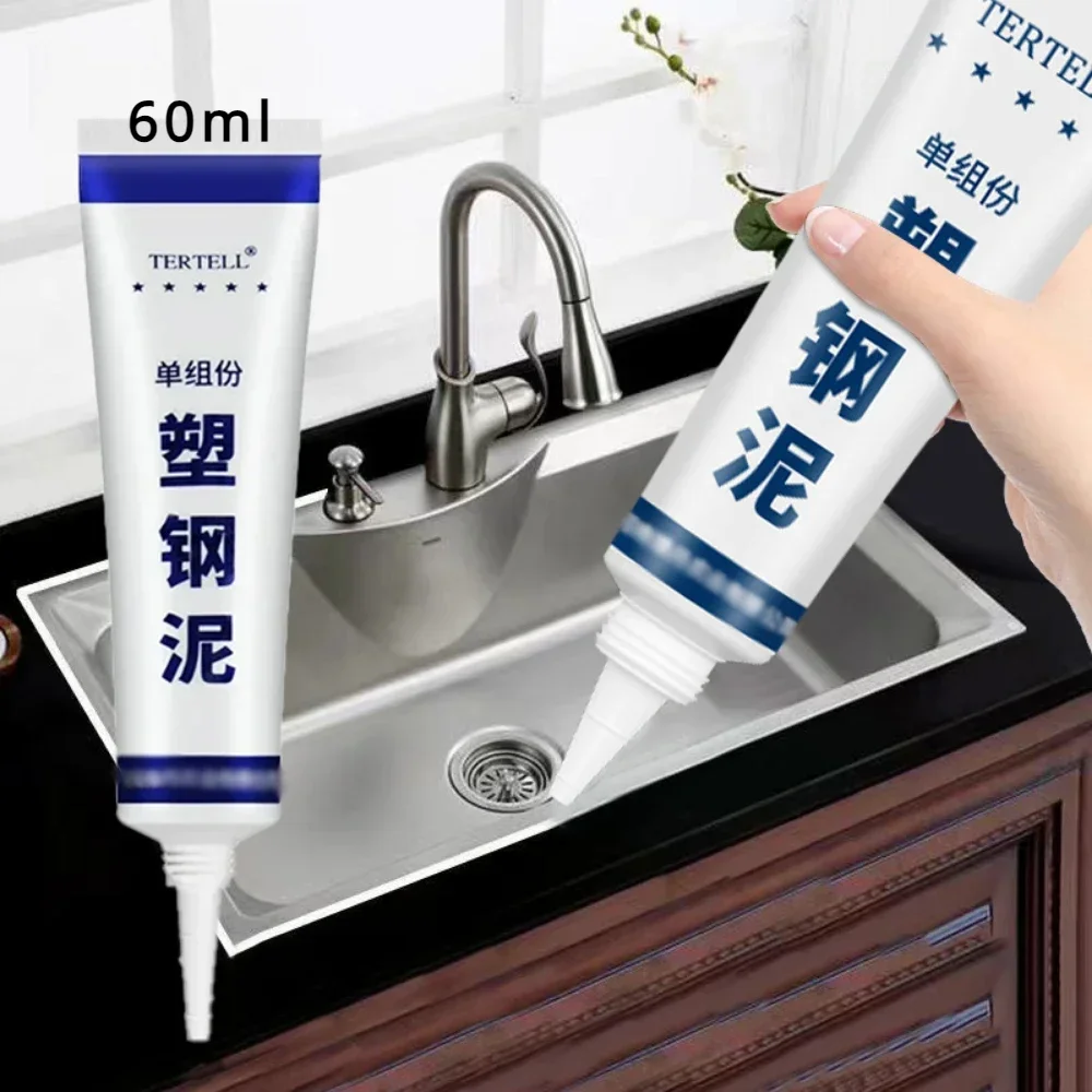 Description Picture 3 of item60/120ml Plastic Steel Mud Waterproof Glue Kitchen and Bathroom Anti-mold Glue Epoxy Resin Sealant Waterproofing Sealer Sealers