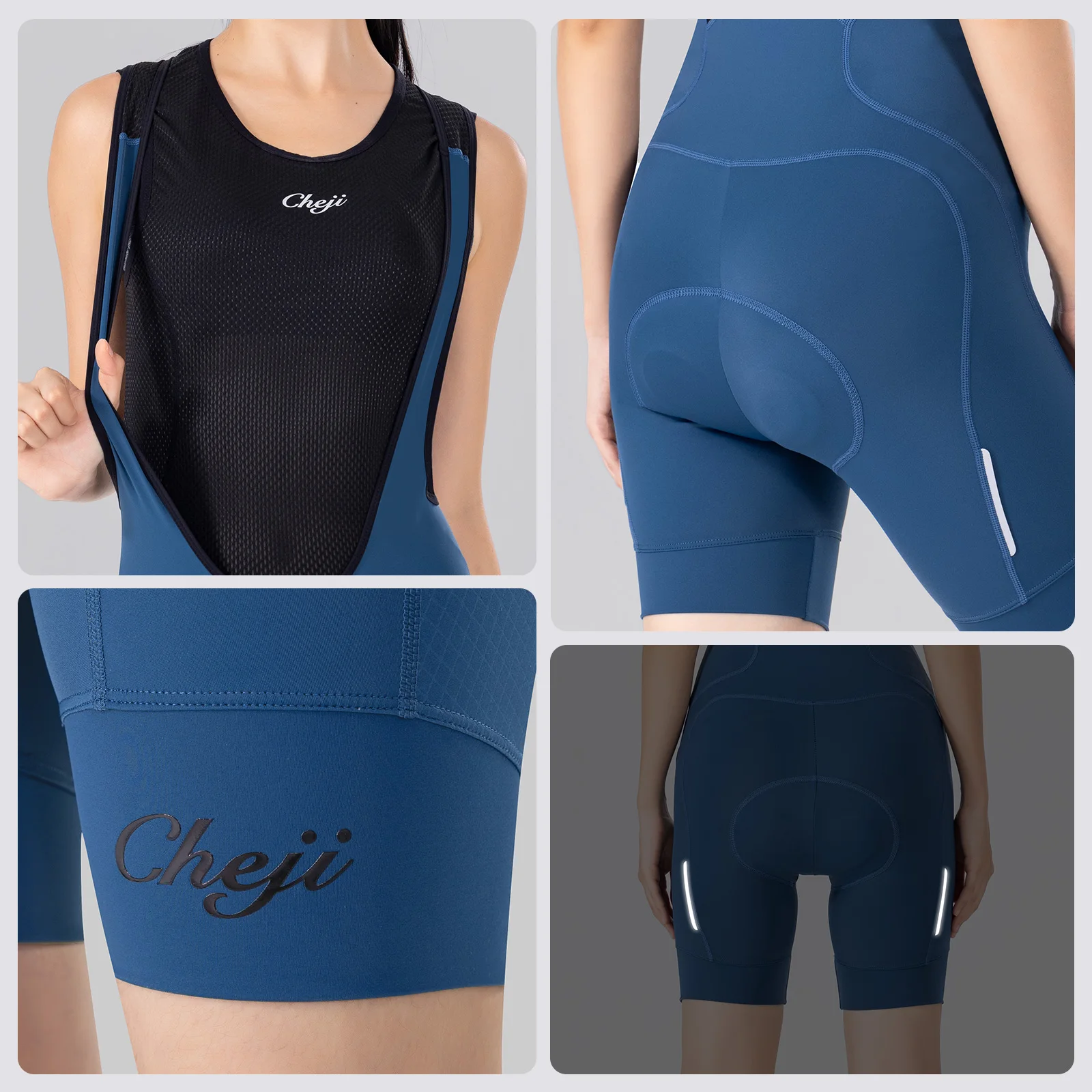 CHEJI Cycling Bib Shorts Pants Women's Bib Shorts Bicycle Bike Sport Cycling Clothing Equipment Cuissard Cyclisme cycling bib shorts cycling shorts cycling pants