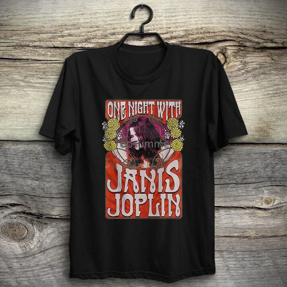 

Janis Joplin T-Shirt New Men Short Sleeve For Unsiex