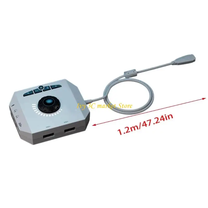 PC 노트북 헤드폰 마이크용 선명한 사운드 출력 및 3.5mm 및 USB 포트가 있는 D7YC USB 사운드 변환기