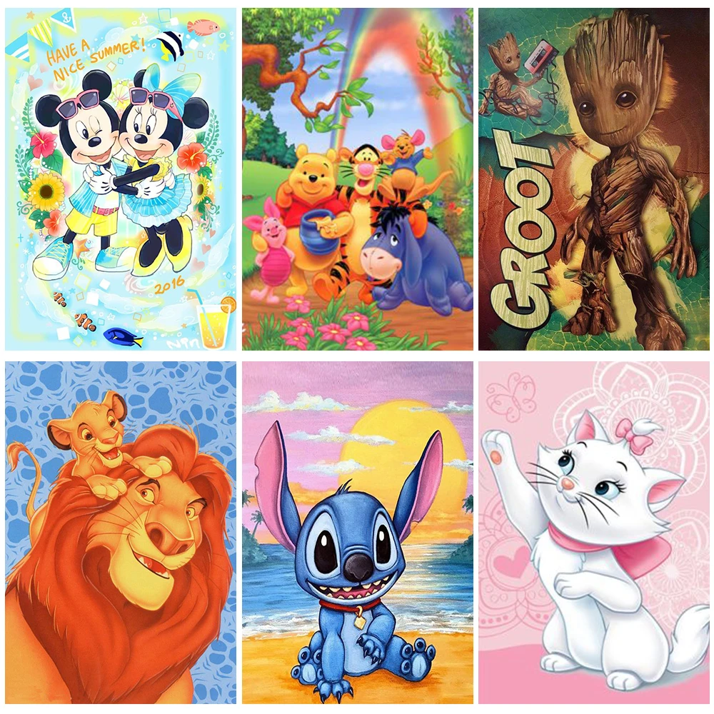 5D алмазная живопись Disney Новые поступления мультфильм Винни-Пух набор хобби