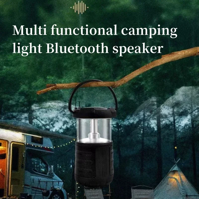 

Мощный Бумбокс для кемпинга, портативная Водонепроницаемая Колонка Bluetooth, креативный музыкальный центр с Подсвечниками, уличный сабвуфер