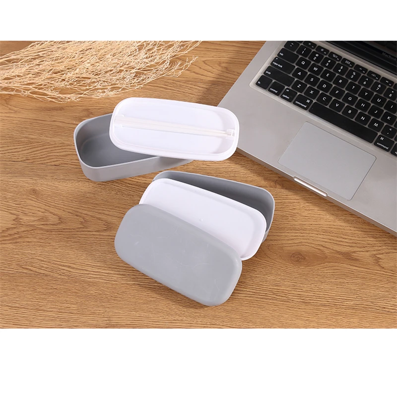 Description Picture 5 of itemNew Double-layer Bento Box Portable Leak-proof Food Storage Container Sealed Picnic School Office Lunch Box Microwavable