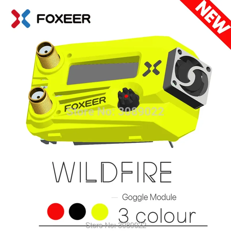 

Foxeer Wildfire 5,8G Goggle с двумя приемниками, модуль для Fatshark Dominator, все серии V1 V2 V3 V4 HD3 HDO FPV, очки