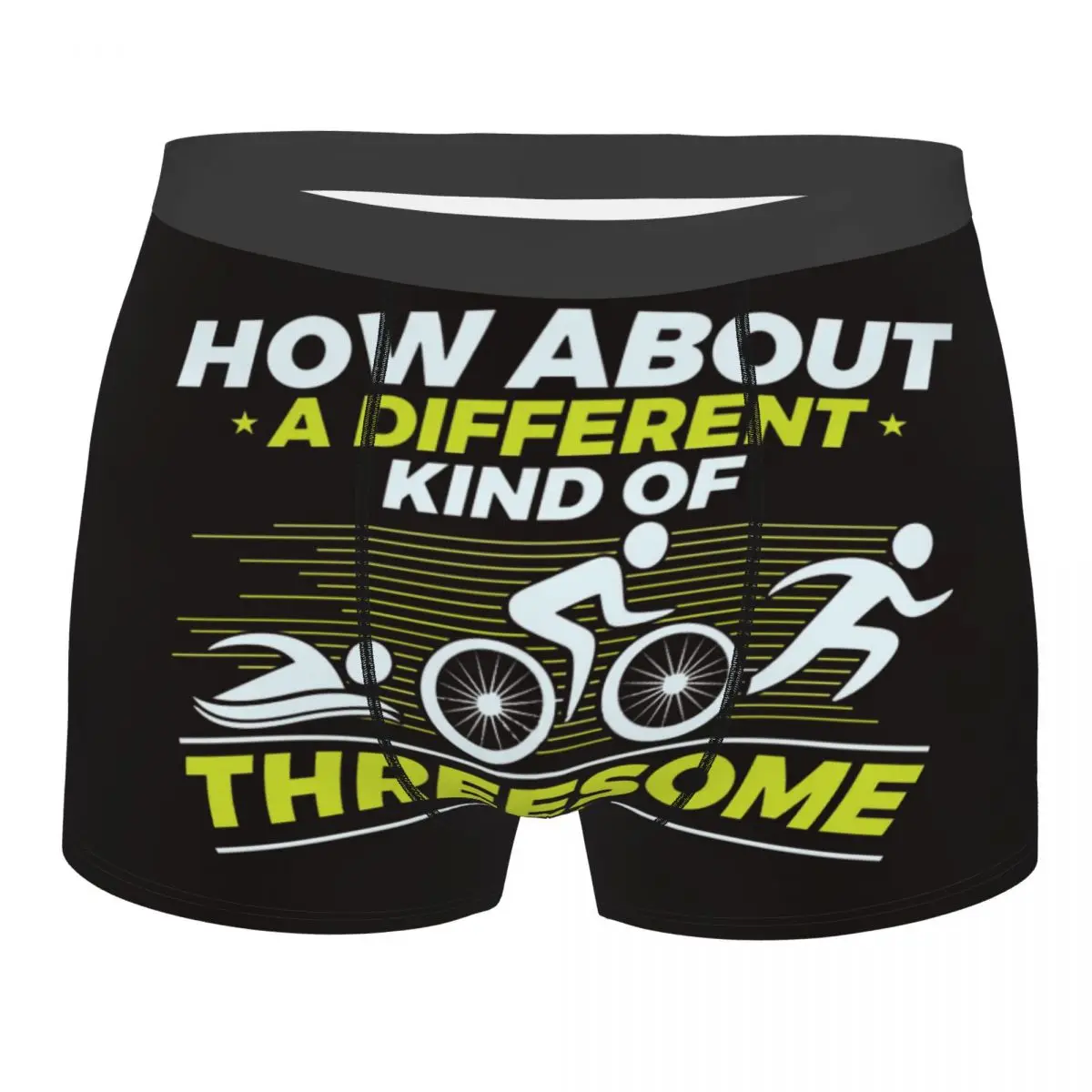 How About A Different Kind Of Threesome Men Boxer Briefs Underwear Highly Breathable Top Quality Gift Idea