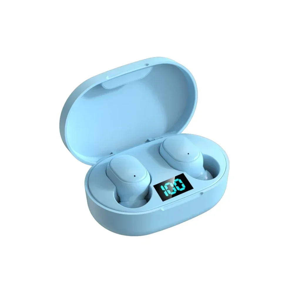 Wireless Noise-Canceling Waterproof Earbuds with LED Display Charging Case
