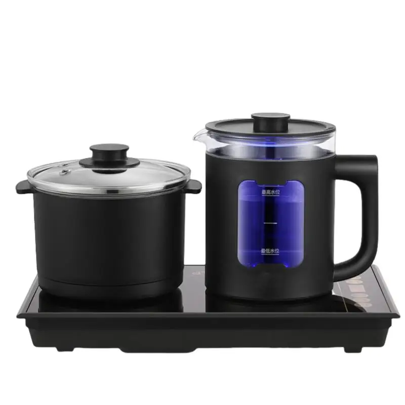 Automatic Bottom Water Electric Kettle Glass Handle Water Adding Integrated Electric Tea Stove